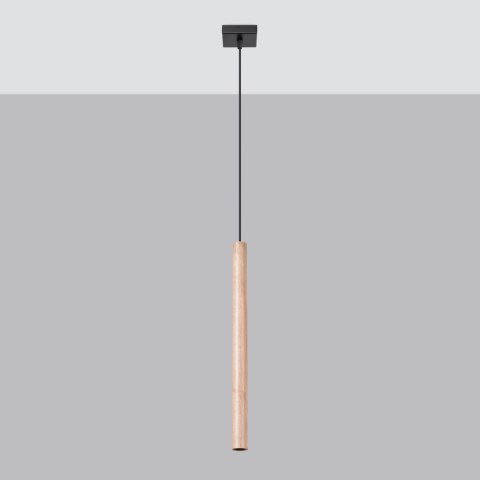 Sollux Lighting Lampa wisząca PASTELO 1 drewno