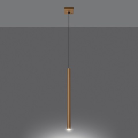 Sollux Lighting Lampa wisząca PASTELO 1 złota