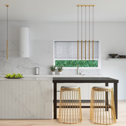 Sollux Lighting Lampa wisząca PASTELO 1 złota