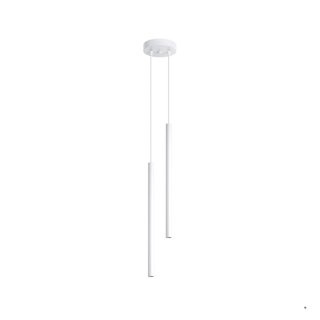 Sollux Lighting Lampa wisząca PASTELO 2 biała