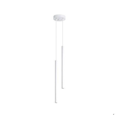 Sollux Lighting Lampa wisząca PASTELO 2 biała