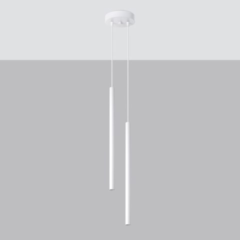 Sollux Lighting Lampa wisząca PASTELO 2 biała