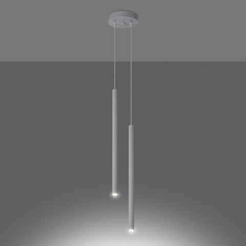 Sollux Lighting Lampa wisząca PASTELO 2 biała