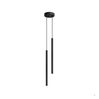 Sollux Lighting Lampa wisząca PASTELO 2 czarna