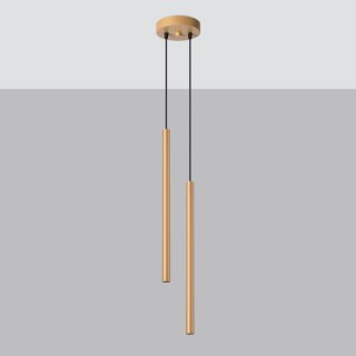 Sollux Lighting Lampa wisząca PASTELO 2 złota