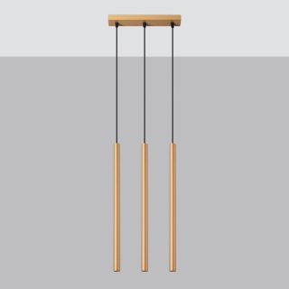 Sollux Lighting Lampa wisząca PASTELO 3L złota