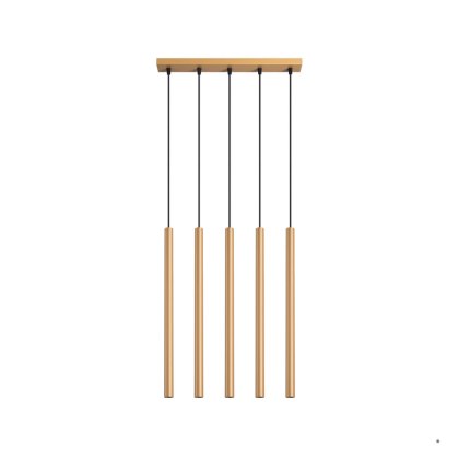 Sollux Lighting Lampa wisząca PASTELO 5L złota