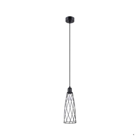 Sollux Lighting Lampa wisząca SUBA 1 czarna