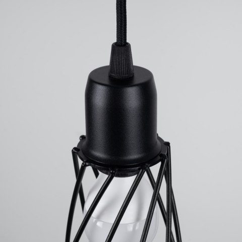 Sollux Lighting Lampa wisząca SUBA 1 czarna