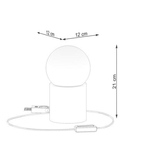 Sollux Lighting Lampka biurkowa BOOMO