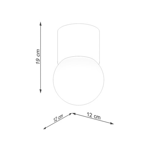 Sollux Lighting Plafon BOOMO 8