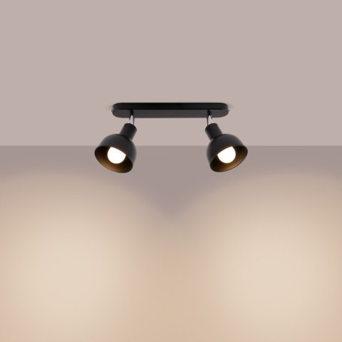 Sollux Lighting Plafon ELBA 2 czarny