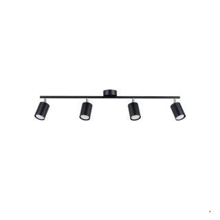 Sollux Lighting Plafon LEMMI 4L czarny