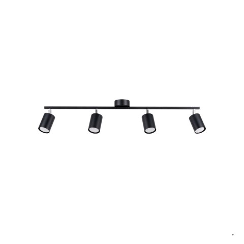 Sollux Lighting Plafon LEMMI 4L czarny