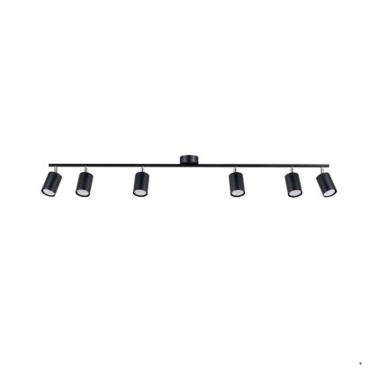 Sollux Lighting Plafon LEMMI 6L czarny