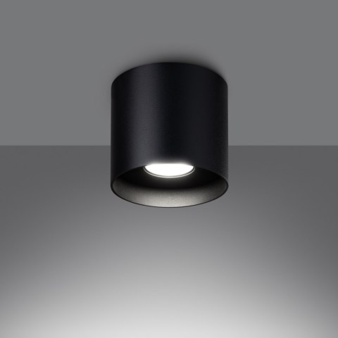 Sollux Lighting Plafon MIKA czarny