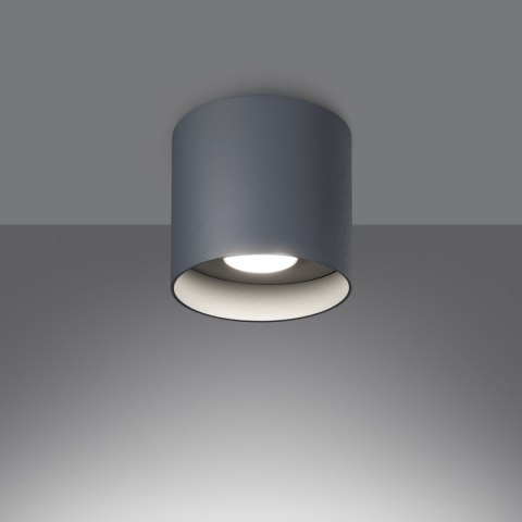 Sollux Lighting Plafon MIKA szary