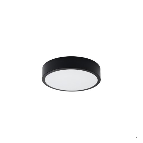 Sollux Lighting Plafon ONYX 30 czarny LED 3000K