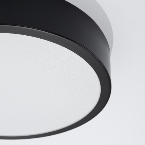 Sollux Lighting Plafon ONYX 30 czarny LED 3000K