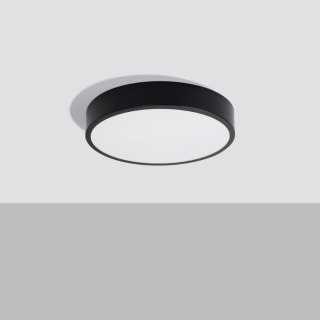 Sollux Lighting Plafon ONYX 40 czarny LED 3000K