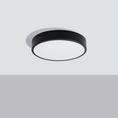 Sollux Lighting Plafon ONYX 40 czarny LED 3000K
