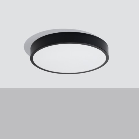 Sollux Lighting Plafon ONYX 50 czarny LED 3000K