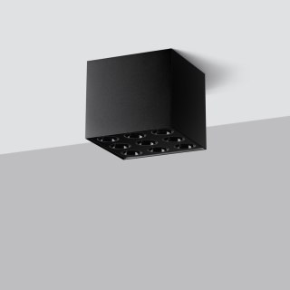 Sollux Lighting Plafon OZZY czarny LED