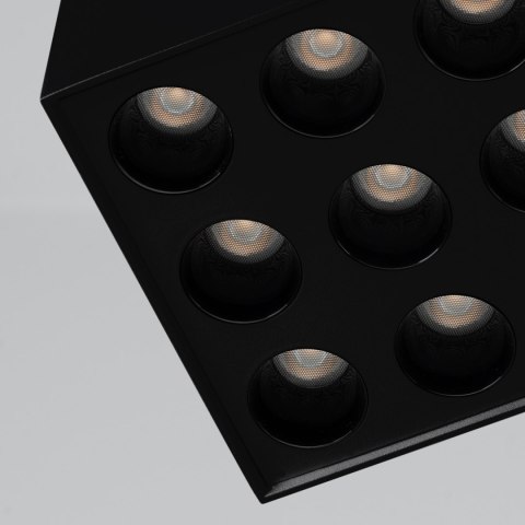 Sollux Lighting Plafon OZZY czarny LED