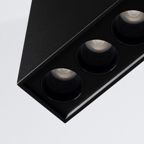Sollux Lighting Plafon SOLE czarny LED