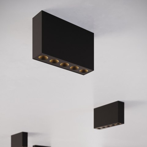 Sollux Lighting Plafon SOLE czarny LED