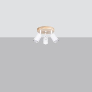 Sollux Lighting Plafon VERDO 3P biały