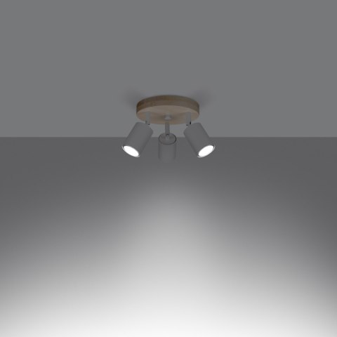 Sollux Lighting Plafon VERDO 3P biały
