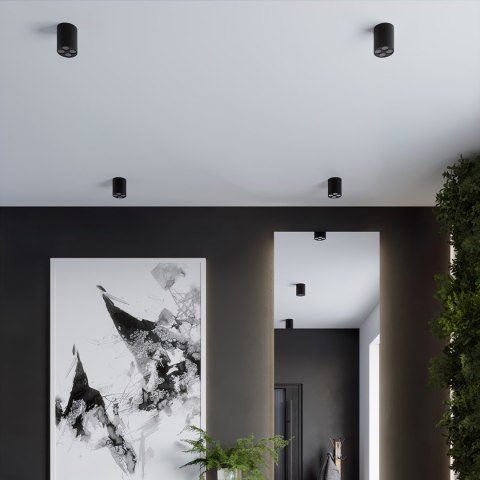 Sollux Lighting Plafon ZOE czarny LED