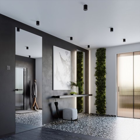 Sollux Lighting Plafon ZOE czarny LED