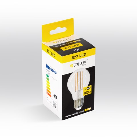 Sollux Lighting Żarówka LED E27 3000K 7W 760lm