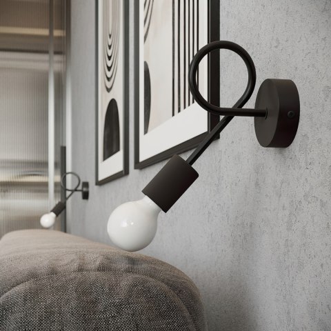 Sollux Lighting Żyrandol LEVAR 6 czarny