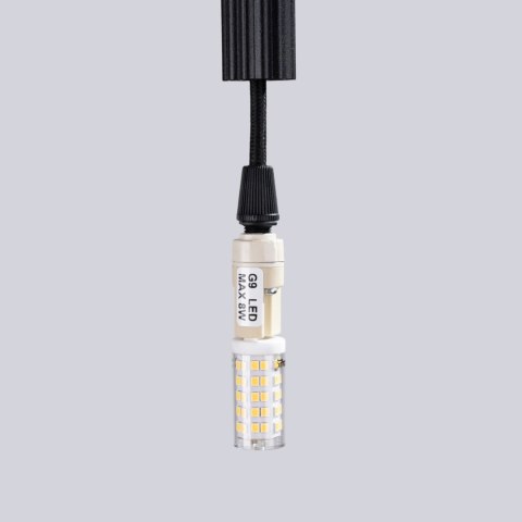 Sollux Lighting Lampa wisząca ARCHE 1 czarna