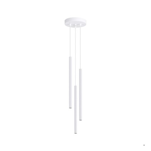 Sollux Lighting Lampa wisząca ARCHE 3P biała