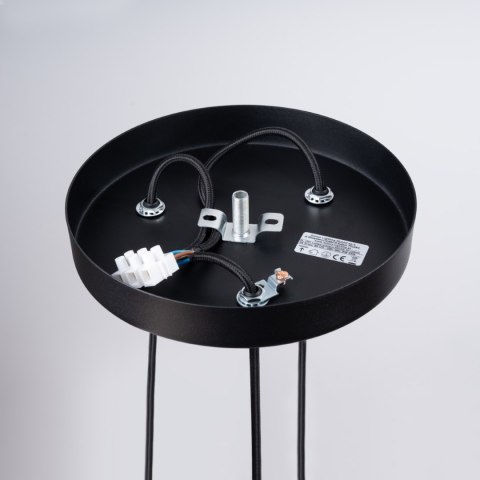 Sollux Lighting Lampa wisząca ARCHE 3P czarna