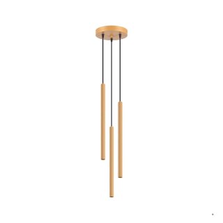 Sollux Lighting Lampa wisząca ARCHE 3P złota