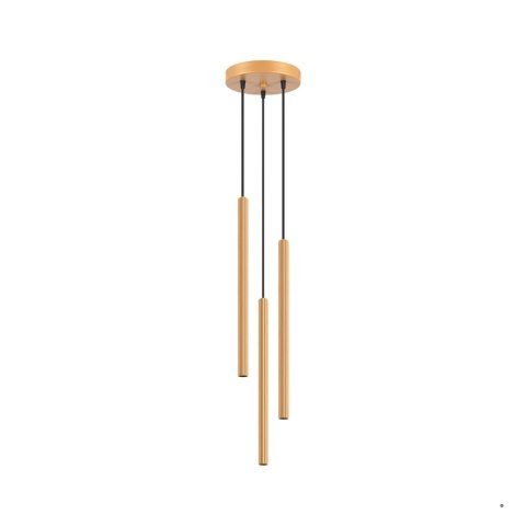 Sollux Lighting Lampa wisząca ARCHE 3P złota