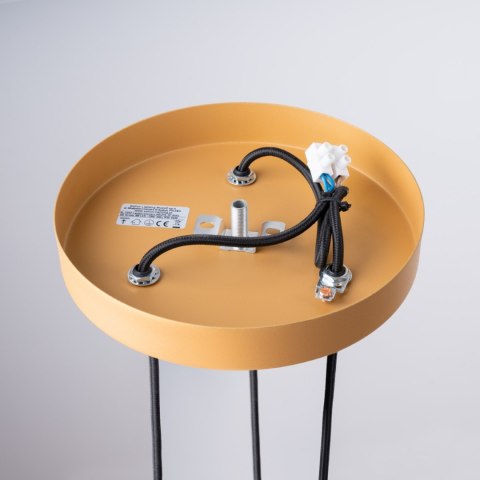 Sollux Lighting Lampa wisząca ARCHE 3P złota
