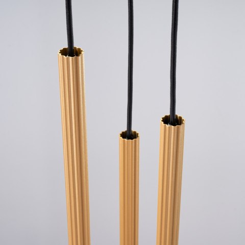 Sollux Lighting Lampa wisząca ARCHE 3P złota