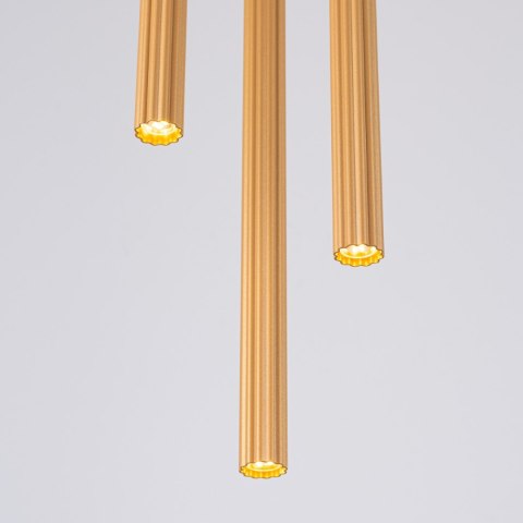 Sollux Lighting Lampa wisząca ARCHE 3P złota