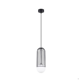 Sollux Lighting Lampa wisząca BRINA 1 czarna