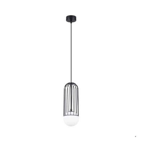 Sollux Lighting Lampa wisząca BRINA 1 czarna
