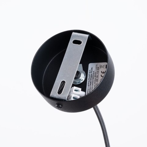 Sollux Lighting Lampa wisząca BRINA 1 czarna