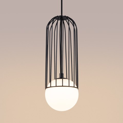 Sollux Lighting Lampa wisząca BRINA 1 czarna