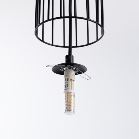 Sollux Lighting Lampa wisząca BRINA 3L czarna