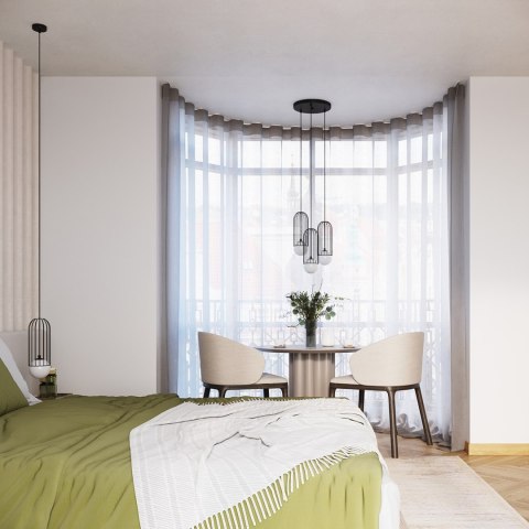 Sollux Lighting Lampa wisząca BRINA 3L czarna